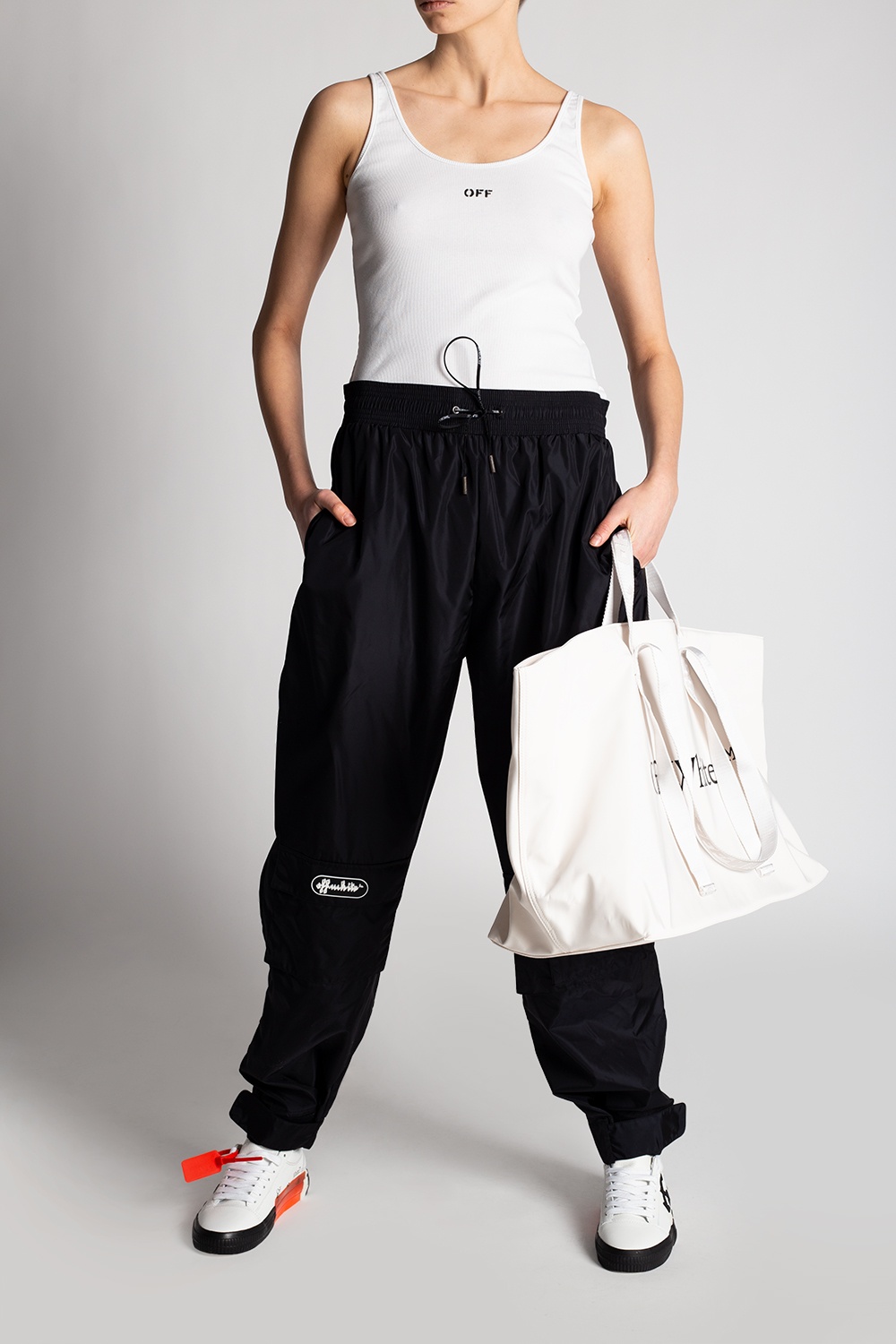 White - 'Low Vulcanized' sneakers Off - sneaker accessories